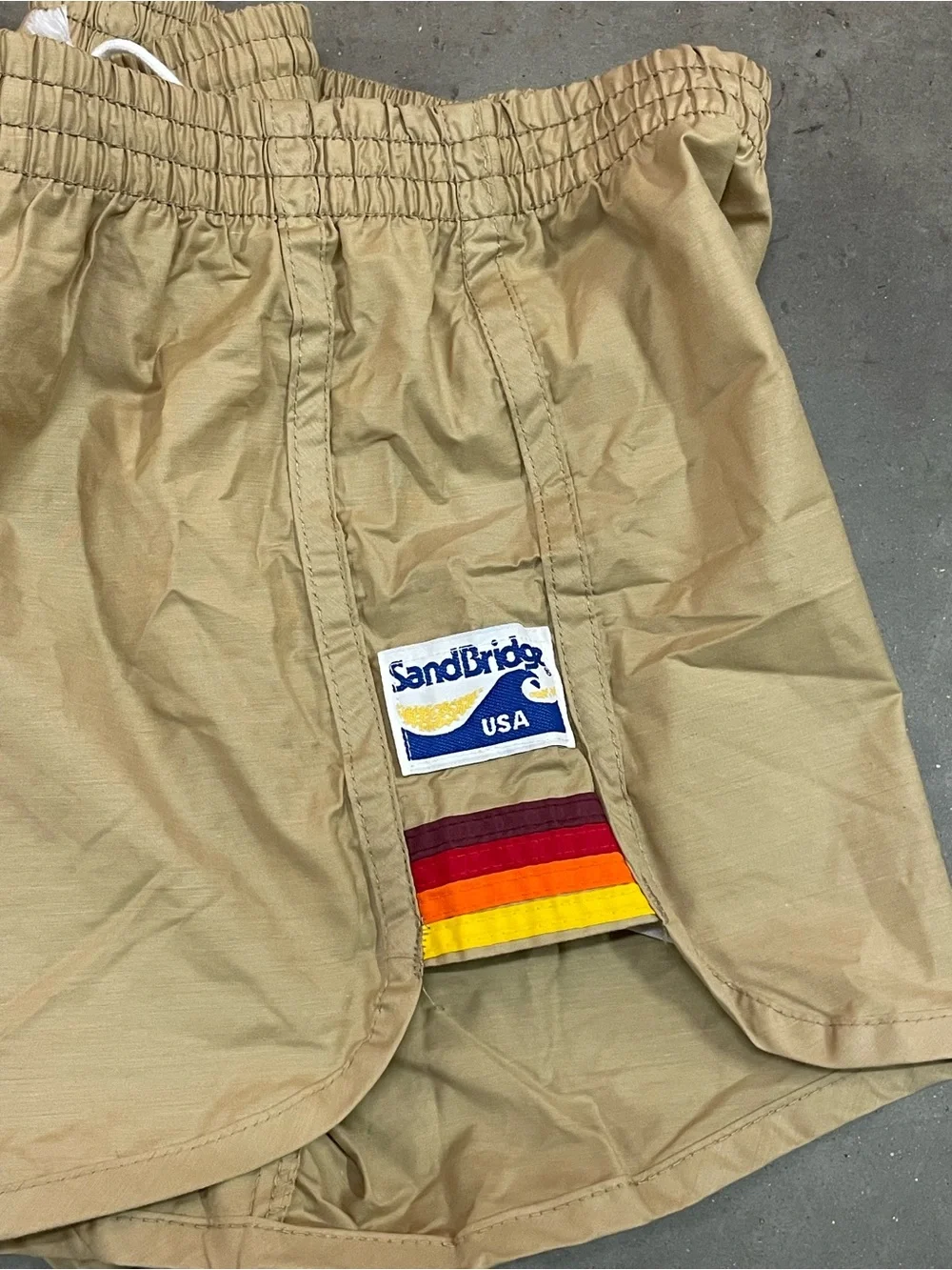 Vintage 1970s Sandbridge Beach Surf Camp Shorts